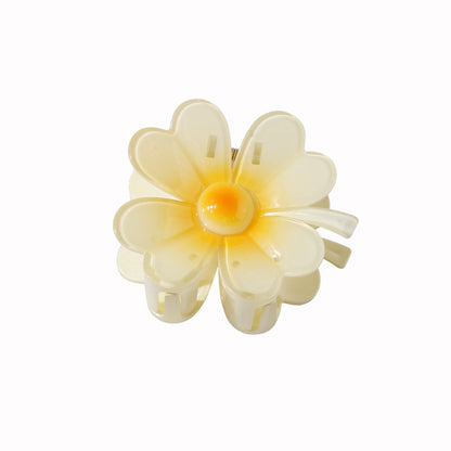 Beau - Layered Flower Petal Decorative Claw Clip