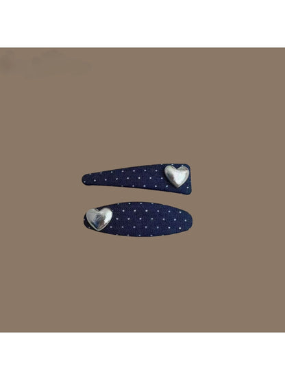 Beau - Heart Polka Dot Hair Clip