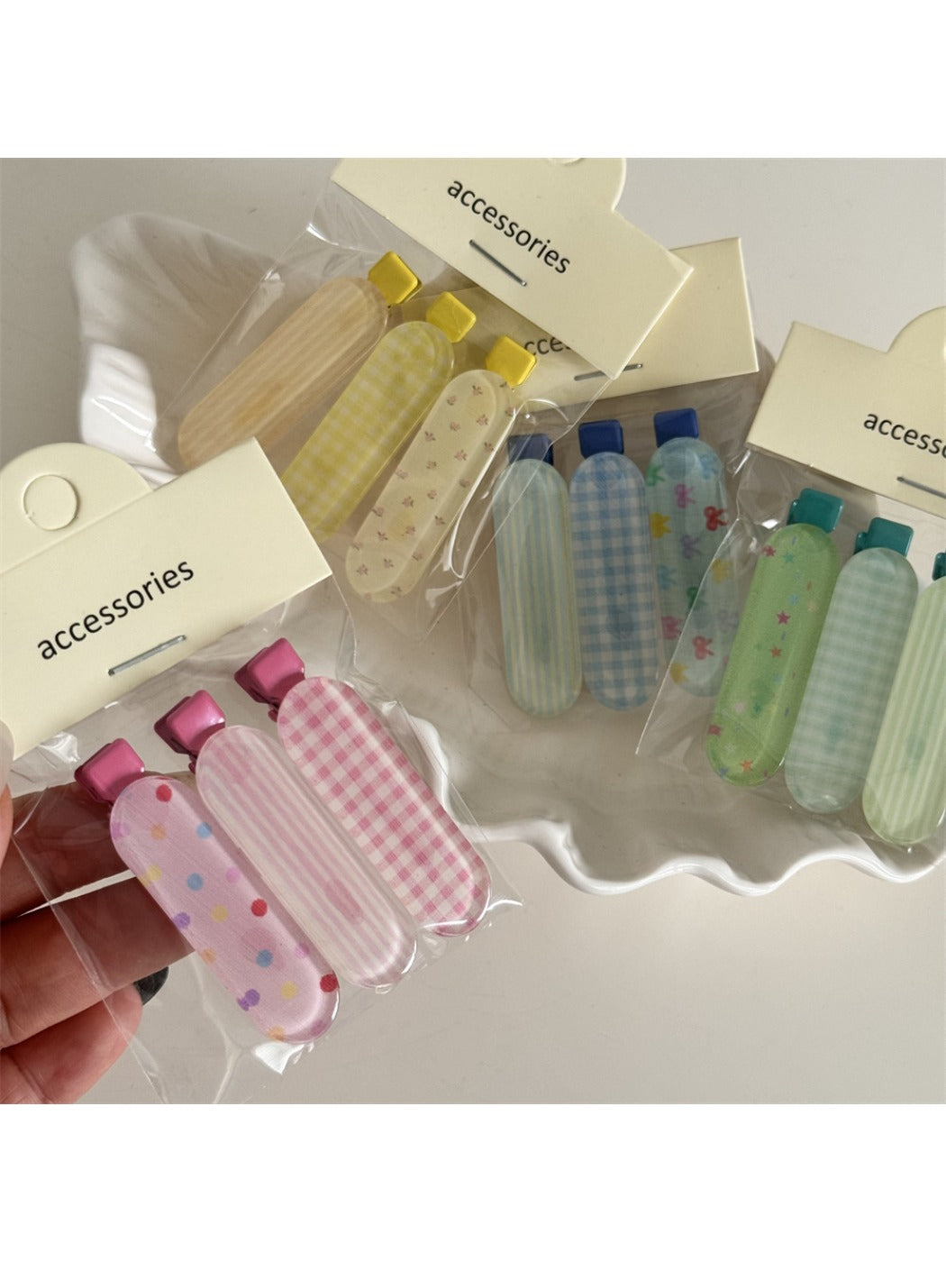 Beau - Adorable Flower Hair Clip Set
