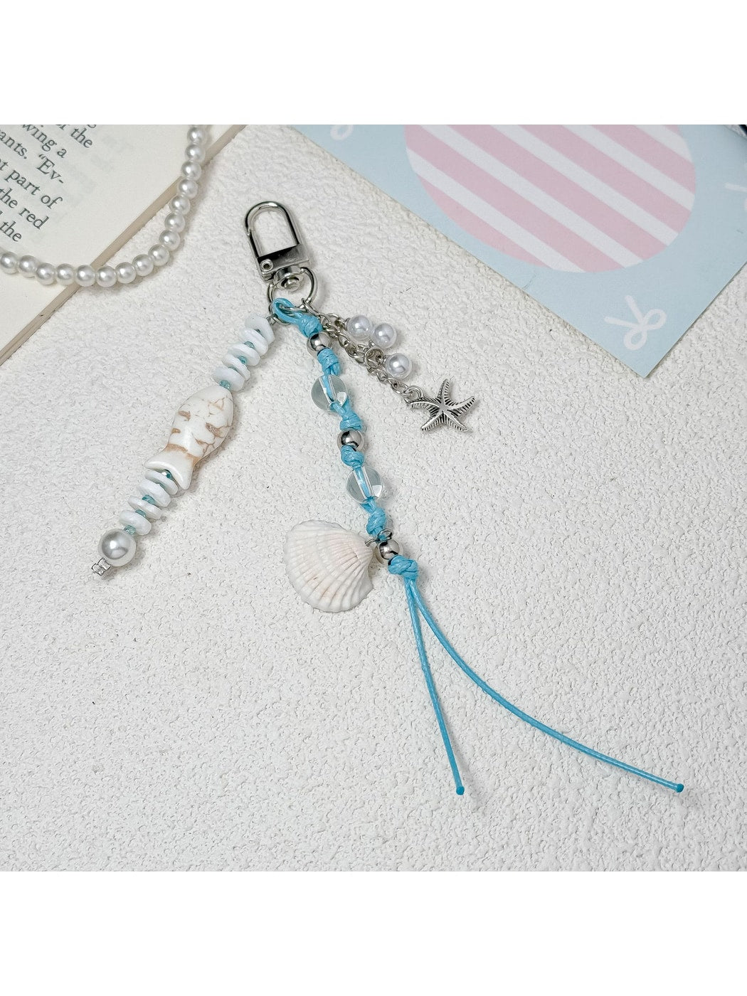 Keypus - Coastal Starfish Charm Keychain