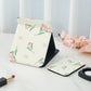 Mirroray - Floral Print Folding Desktop Makeup Mirror