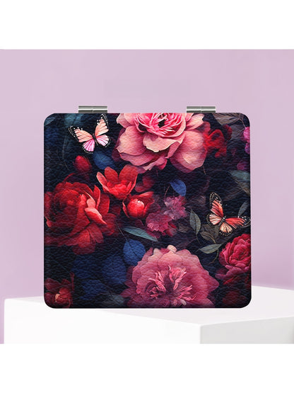 Mirroray - Portable PU Finish Foldable Makeup Mirror
