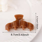 Beau - Simple Irregular Wavy Claw Clip