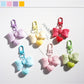 Keypus - Solid Color Heart Bow Keychain