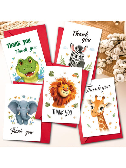 Carduria - Sweet Animal Pattern Greeting Card