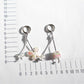 Close-up of Keypus keychain showing detailed facial features