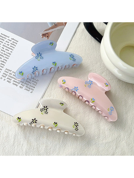 Beau - Oversized Floral Hair Clips for Women