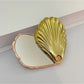 Mirroray Hand-Held Makeup Mirror Double-Sided color options including Silver, Gold