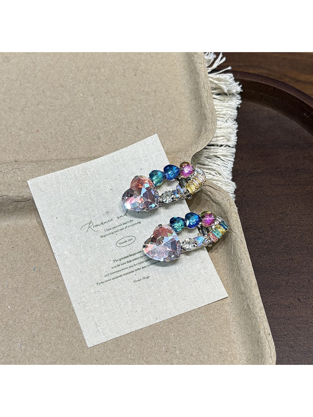 Beau - Playful Cartoon Heart Hair Clip