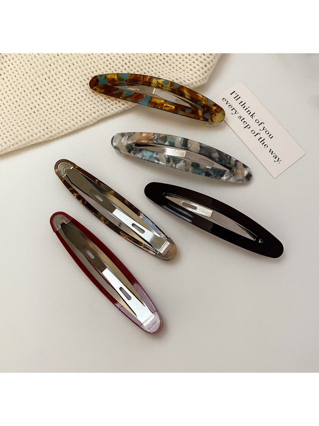 Beau - Elegant Openwork Willow Leaf Shaped Hair Clip