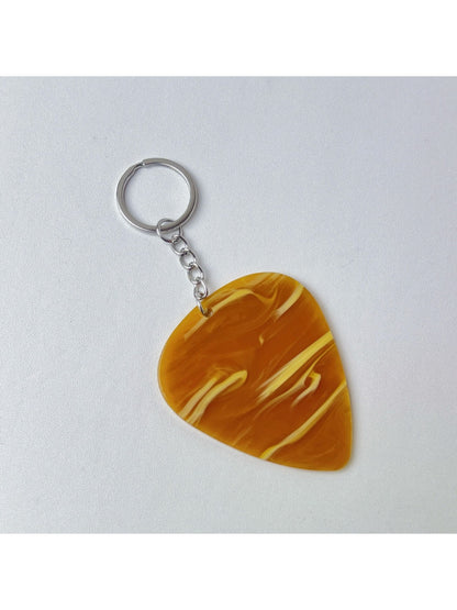 Close-up of the textured surface detail on the Keypus teardrop charm keychain