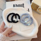 Gifty - Ruched Faux Bead Decorative Hair Tie