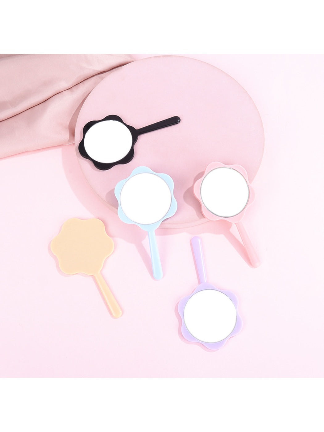 Mirroray - Solid Flower Shaped Hand Mirror