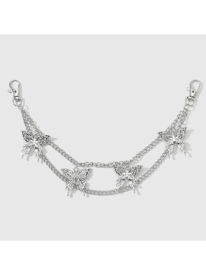 Keypus - Y2K Alloy Hollow Star Bag Charm Keychain