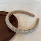 Gifty - Modern Minimalist Rhinestone Detail Padded Headband