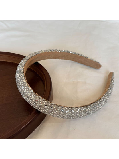 Gifty - Modern Minimalist Rhinestone Detail Padded Headband