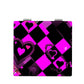 Mirroray - Square Y2K Heart Pattern Compact Folding Mirror