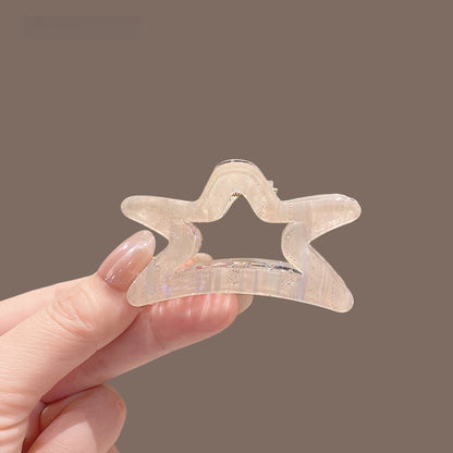 Beau - PVC Alloy Star Shape Claw Hair Clip
