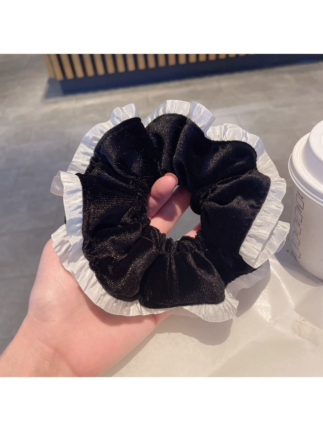 Gifty - Layered Ruffle Hair Scrunchie
