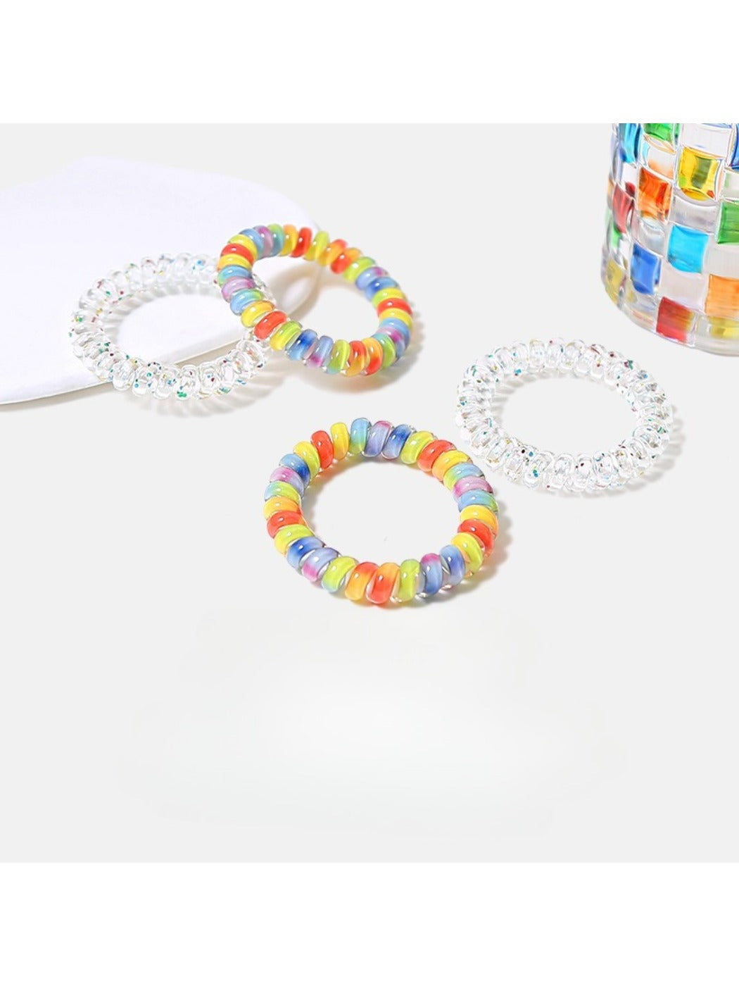Gifty - 2 Pack Telephone Wire Hair Ties