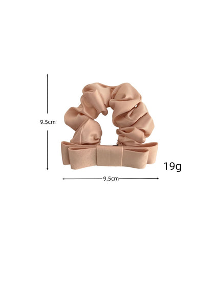 Gifty - Bow Detail Satin Scrunchie