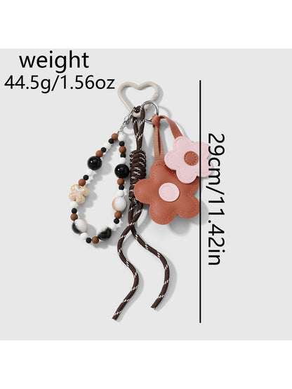 Keypus - Retro Bow Tassel Flower Keychain Bag Charm