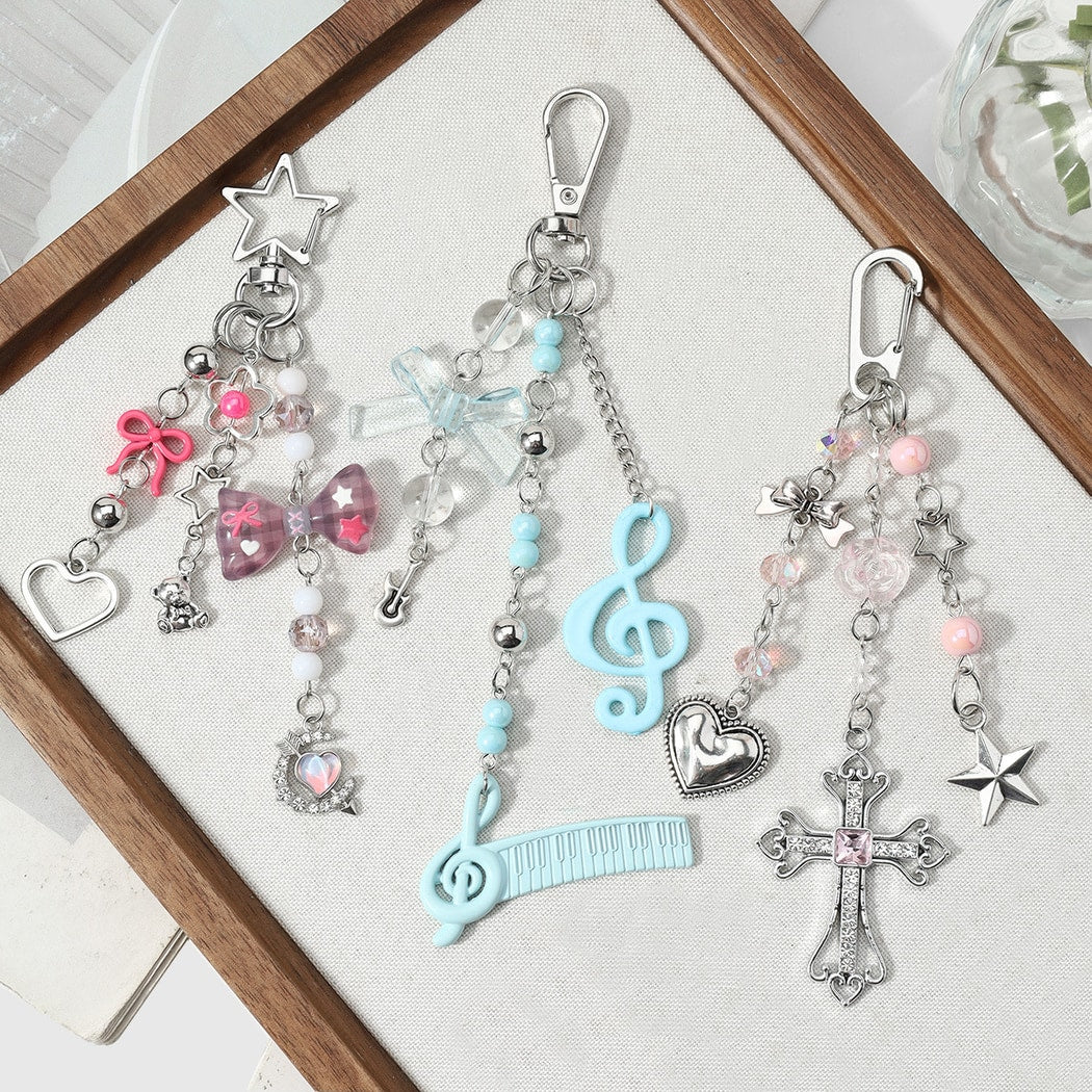 Keypus - Y2K Sweet Bow and Heart Keychain