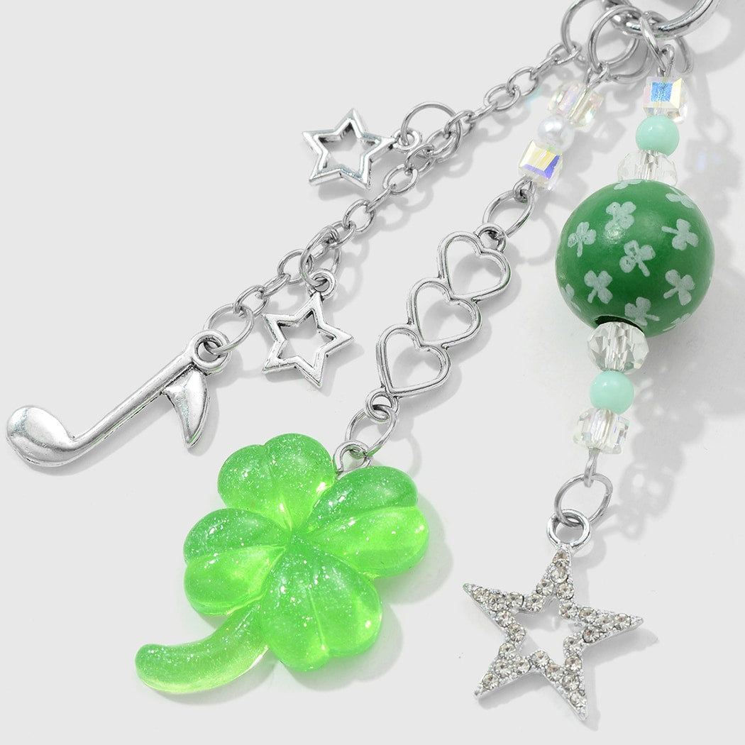 Keypus - Green Clover and Music Note Keychain