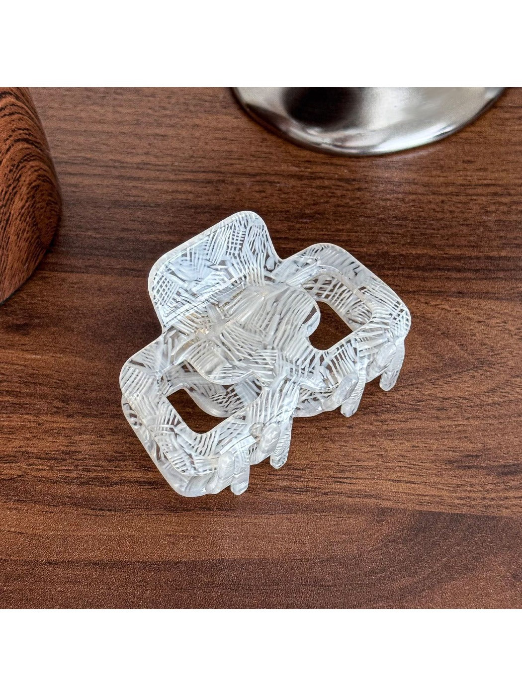 Beau - Small Square Hair Clip Versatile Women