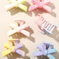 Beau - Gradient Speckled Bow Front Hair Claw Clip