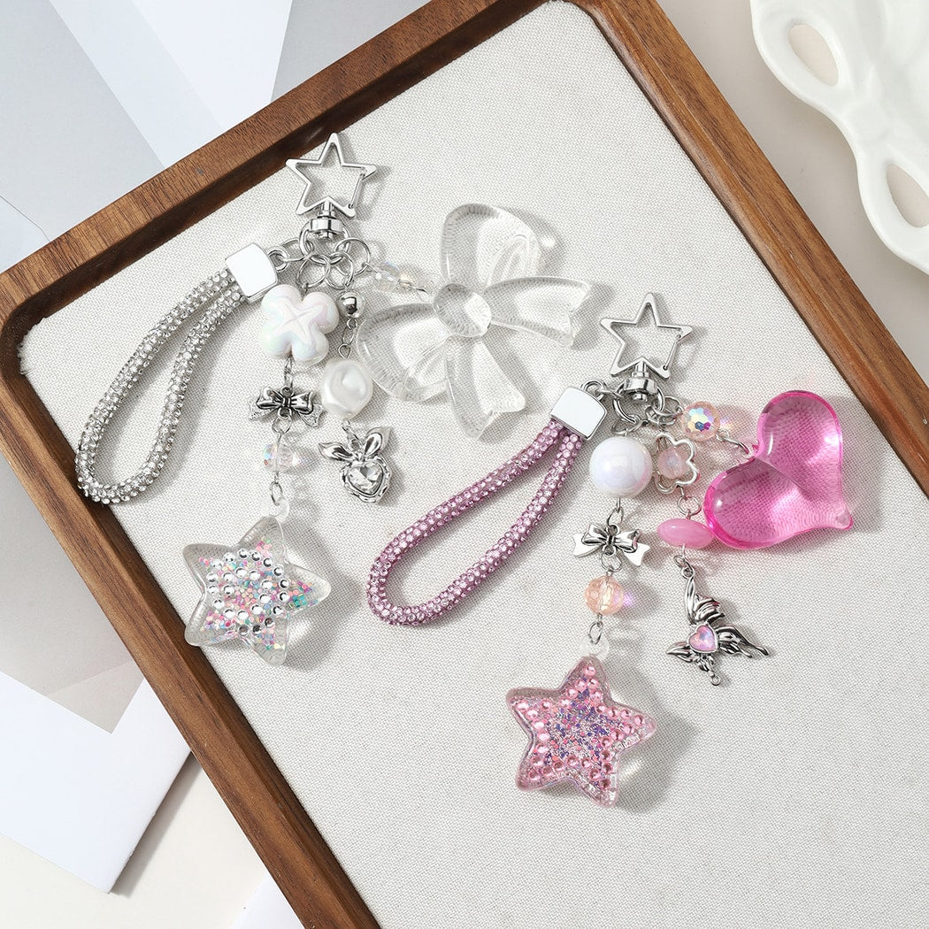Keypus - Sweet Star and Bow Fashion Keychain