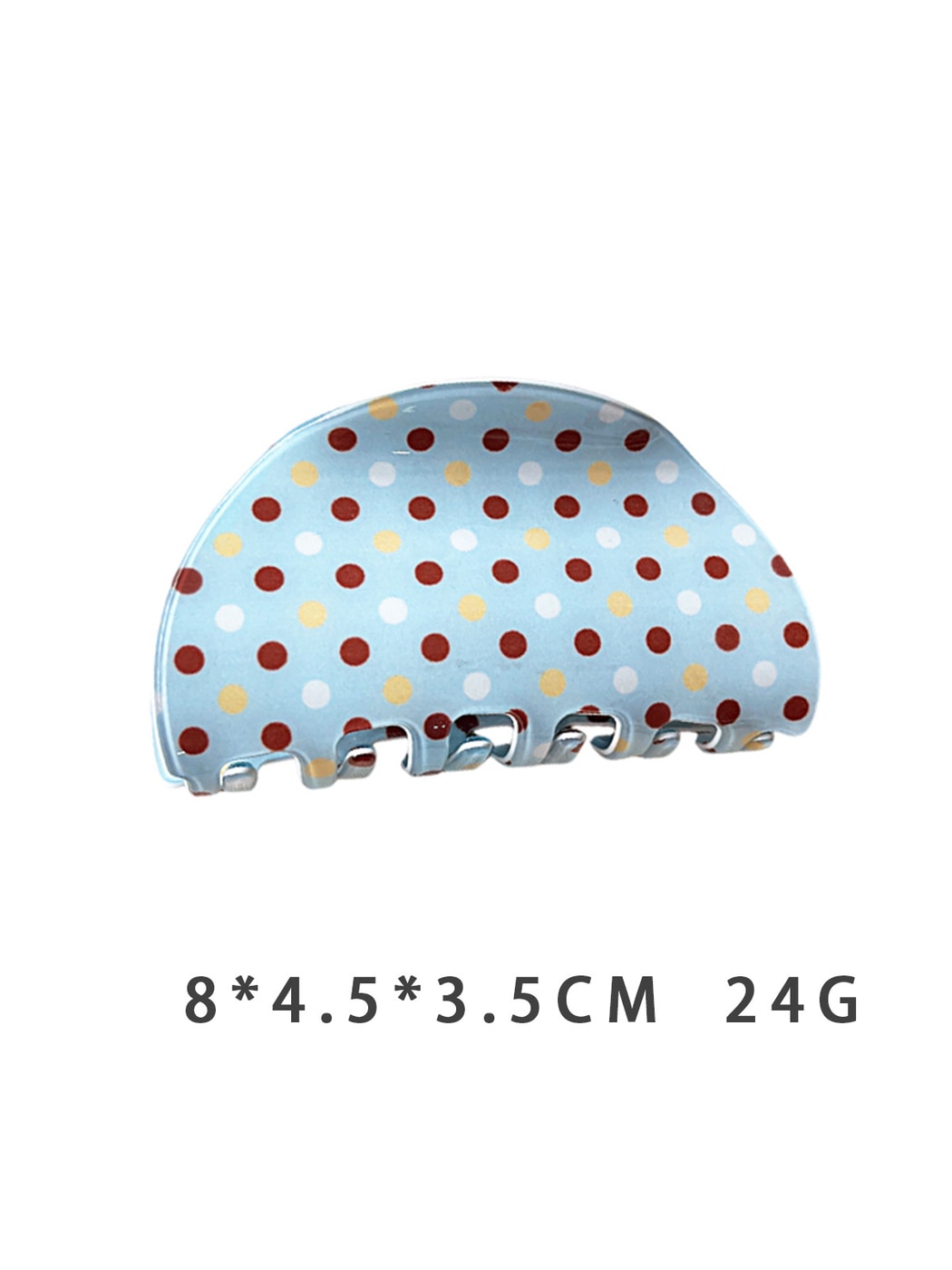 Beau - Modern Minimalist Polka Dot Claw Clip