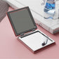 Mirroray - Leopard Print Heart Pattern Square Compact Mirror