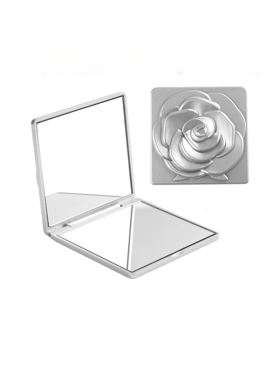 Mirroray - Solid Color Floral Vanity Mirror