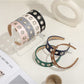 Gifty - Fashion PU Alloy Circle Accent Headband