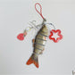 Keypus - Plastic Segmented Fish Bag Charm Keychain