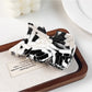 Beau - Glossy Marbled Acetate M Shape Claw Clip