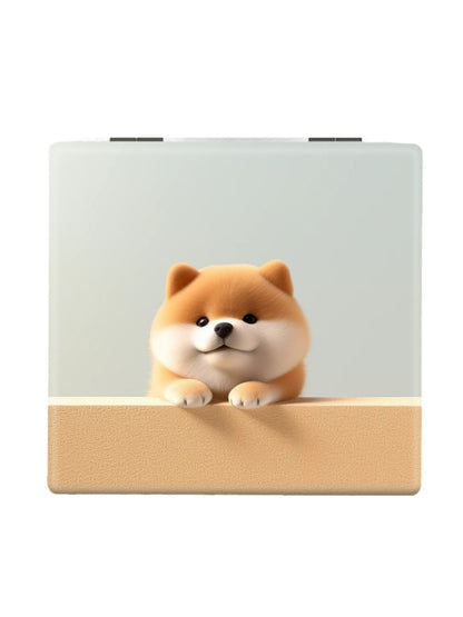 Mirroray - Cartoon Dog Foldable Glass Makeup Mirror
