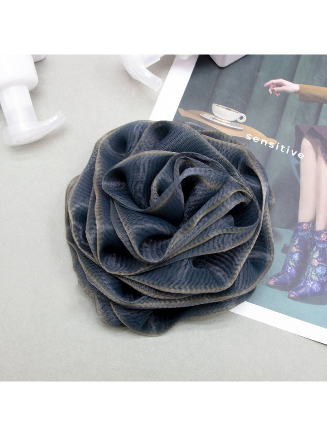 PAPO -  Colorful Rose-Shaped Bath Pouf