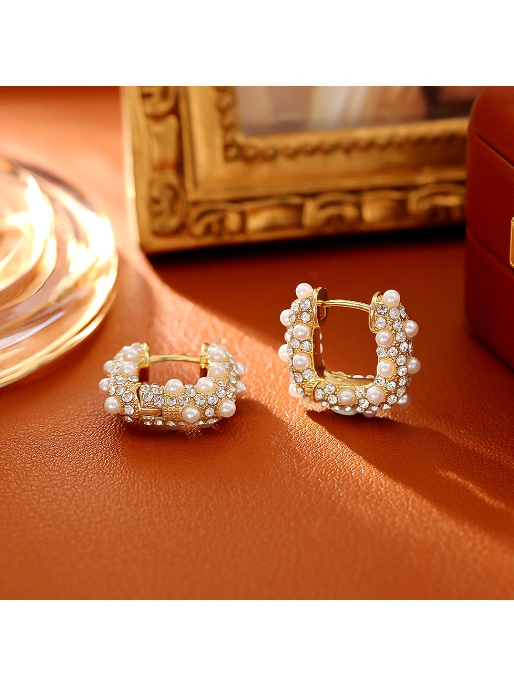 Earedge - Trendy Square Earrings Stylish