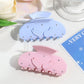 Beau - Acrylic Alloy Angel Wing Half Round Claw Clip
