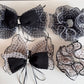 Gifty - Polka Dot Ruffle Edge Polyester Scrunchie