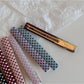 Beau - Polka Dot Straight Bar Bangs Hair Clip