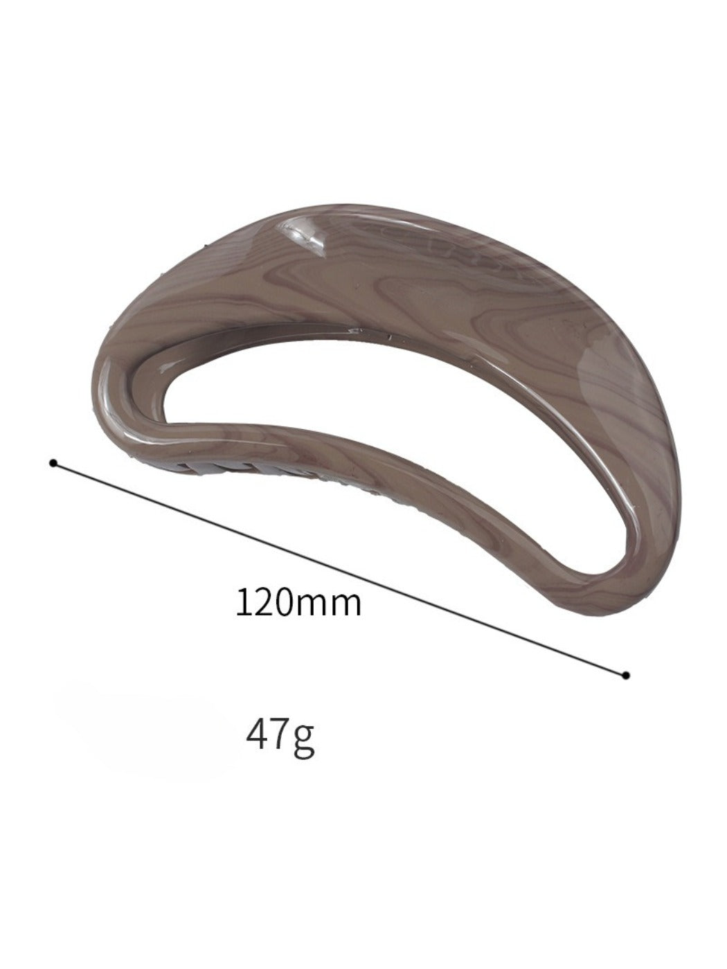 Beau hair clip holding a section of blonde hair styled in a half-updo
