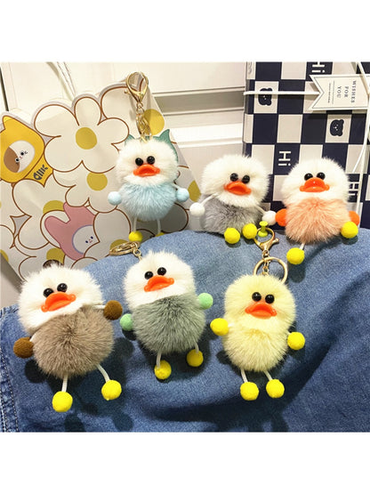 Keypus - Cute Duck Plush Bag Charm Keychain