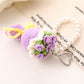 Keypus - Rose handbag pendant