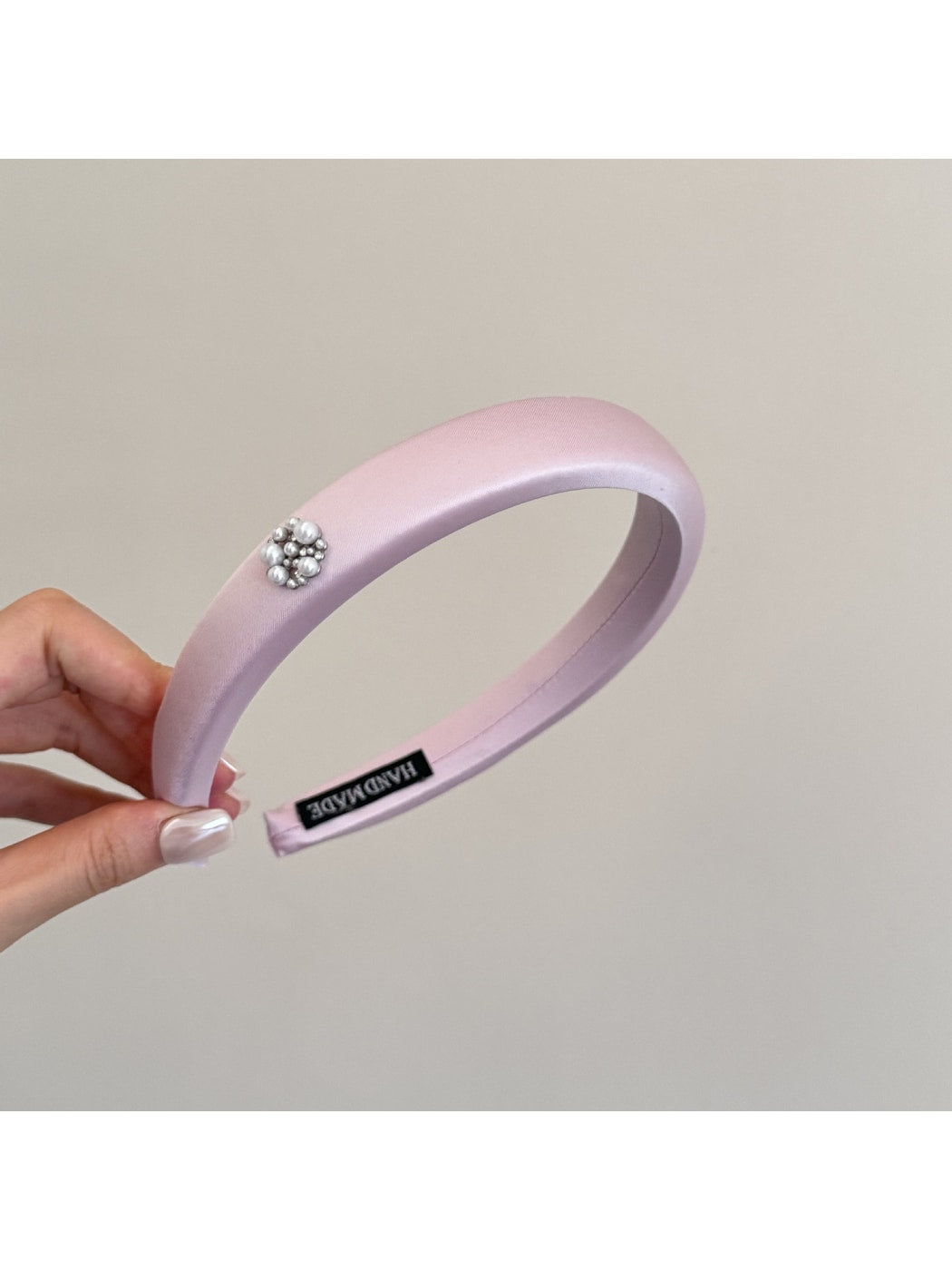 Gifty - Floral Detail Satin Finish Women's Headband