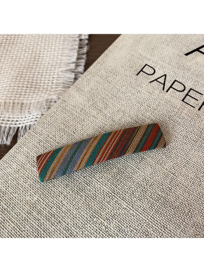 Beau - Vintage Striped Hair Clip