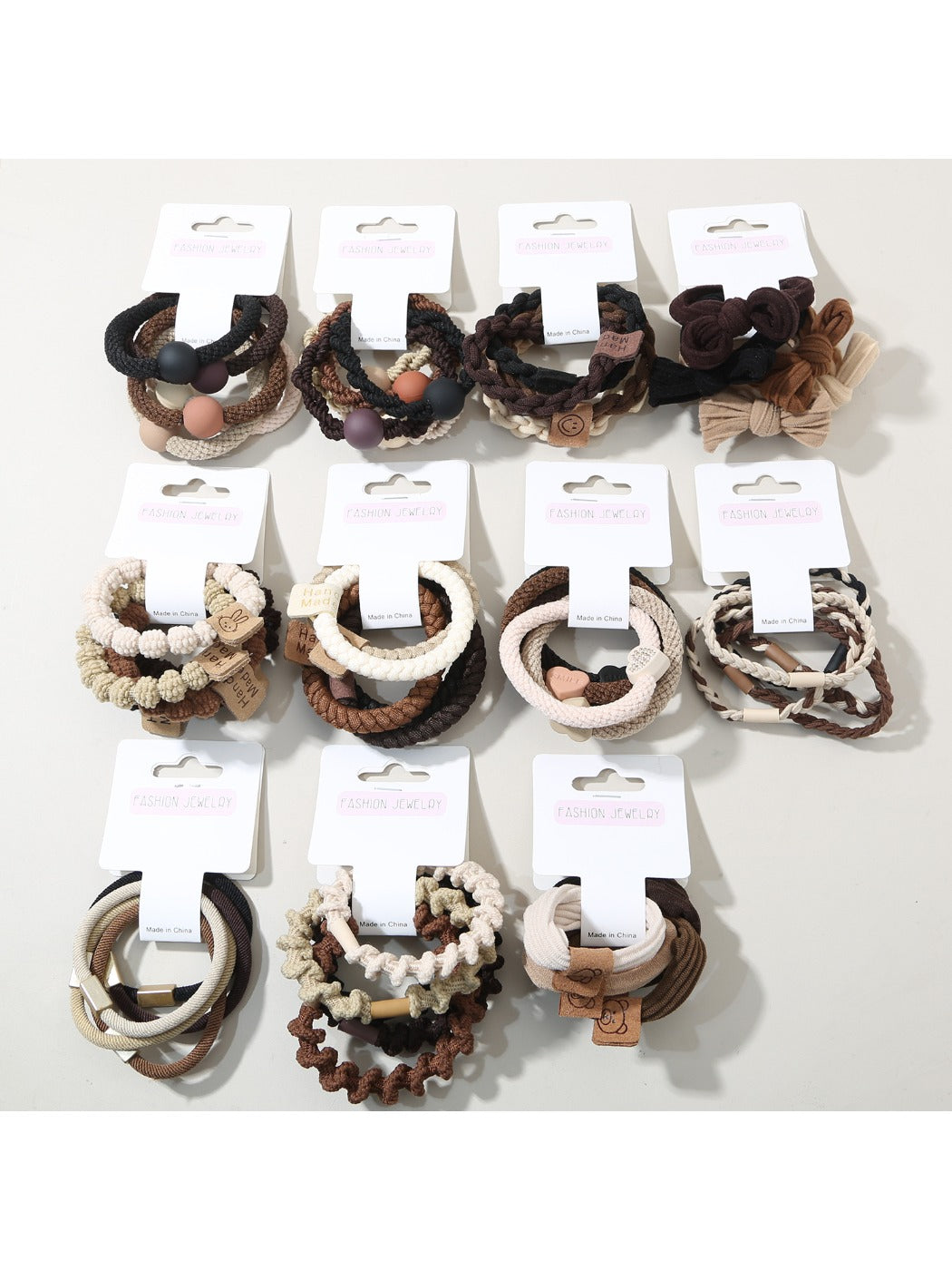 Gifty - Valentines Day Minimalist Hair Ties Set