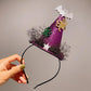 Gifty - Halloween Pumpkin Bow Hat Shaped Headband